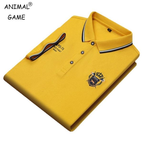men's polos korean fashion men's polo shirt summer luxury embroidered cotton lapel collar anti-wrinkle short sleeves 230812, White;black
men's polos korean fashion men's polo shirt summer luxury embroidered cotton lapel collar anti-wrinkle short sleeves 230812, White;black