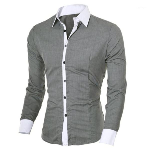 men's shirts fashion personality mens casual slim long-sleeved shirt blouse 5colors black white men shirt style 20191300t, White;black
men's shirts fashion personality mens casual slim long-sleeved shirt blouse 5colors black white men shirt style 20191300t, White;black