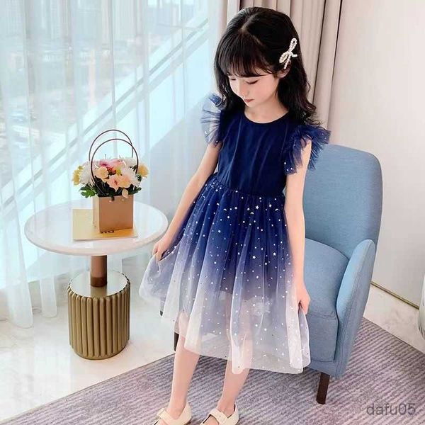 clothing sets years 100-150cm height girls' spring/summer grenadine dress princess fluffy starry sky dream mesh dress r230812, White
clothing sets years 100-150cm height girls' spring/summer grenadine dress princess fluffy starry sky dream mesh dress r230812, White
