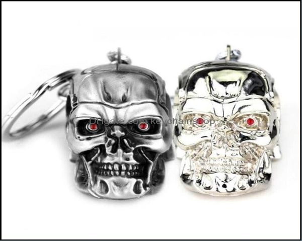 10pcslot fashion keyrings jewelry sier pendant movie terminator skeleton mask keychain skl key ring for men car chain drop delive6017907, Slivery;golden
10pcslot fashion keyrings jewelry sier pendant movie terminator skeleton mask keychain skl key ring for men car chain drop delive6017907, Slivery;golden