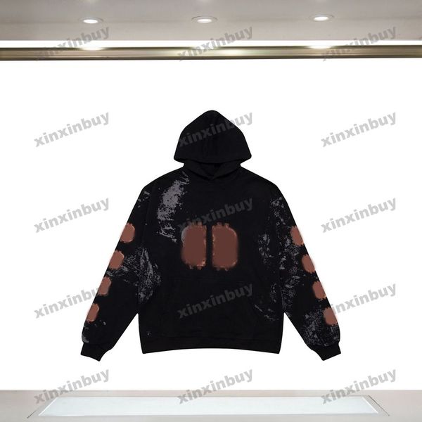 xinxinbuy men women designer sweatshirt hoodie paris mud letter embroidery graffiti sweater gray blue black white s-2xl, Black;brown
xinxinbuy men women designer sweatshirt hoodie paris mud letter embroidery graffiti sweater gray blue black white s-2xl, Black;brown