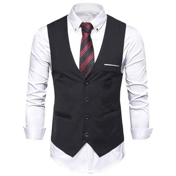 6xl big size mens black blue red dress vest waistcoat for men sleeveless blazer business casual suit vests formal chaleco hombre 2303k, Black;white
6xl big size mens black blue red dress vest waistcoat for men sleeveless blazer business casual suit vests formal chaleco hombre 2303k, Black;white