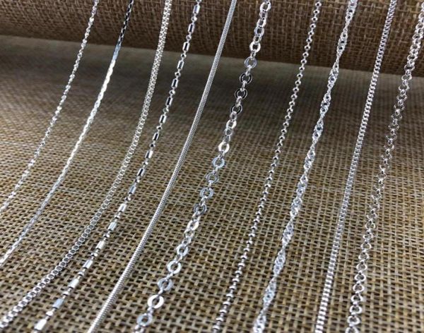 whole 120pcslot mix 10 style metal silver plated necklaces chain diy fashion jewelry necklace for women girl fitting lobster 2031058
whole 120pcslot mix 10 style metal silver plated necklaces chain diy fashion jewelry necklace for women girl fitting lobster 2031058