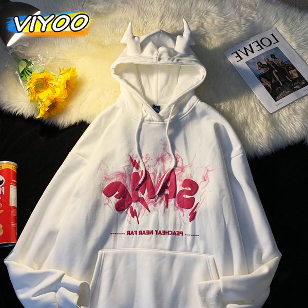 women's hoodies sweatshirts women 's vintage y2k clothes angel evil hooded sweatshirts goth gothic printed hoodie harajuku coat pu, Black
women's hoodies sweatshirts women 's vintage y2k clothes angel evil hooded sweatshirts goth gothic printed hoodie harajuku coat pu, Black
