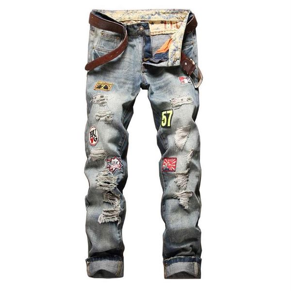 2020 europe and america brand robin straight bowl badge to hole in full length mid patches zipper jeans men mens281n, Blue
2020 europe and america brand robin straight bowl badge to hole in full length mid patches zipper jeans men mens281n, Blue