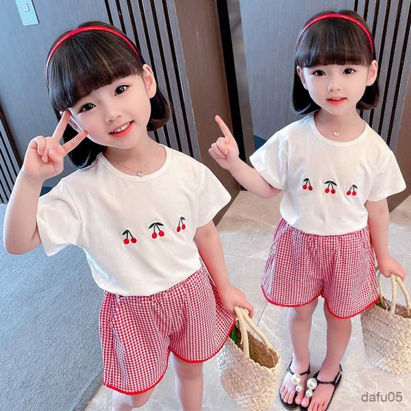 clothing sets kids clothes cherry pattern clothing for girls tshirt short kids girl clothes set casual baby girl clothes r230812, White
clothing sets kids clothes cherry pattern clothing for girls tshirt short kids girl clothes set casual baby girl clothes r230812, White