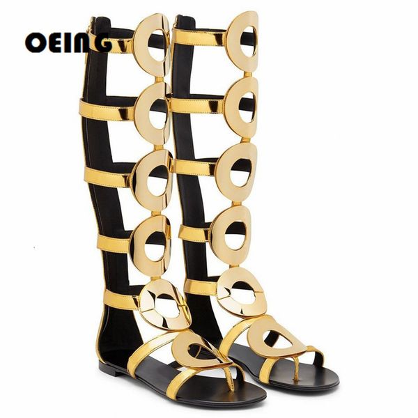 boots summer women knee high boots sandals gold leather circle cut outs flat sandals femmes sandales boots shoes woman 230811, Black
boots summer women knee high boots sandals gold leather circle cut outs flat sandals femmes sandales boots shoes woman 230811, Black