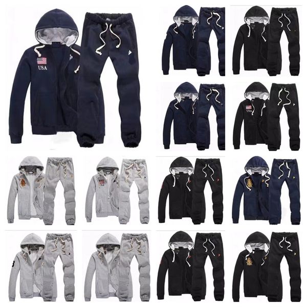 autumn winter luxury polo hoodie kits tracksuits men's hoodies designer pullover polos sweatshirts casual hood sport jacket jogging out, Black
autumn winter luxury polo hoodie kits tracksuits men's hoodies designer pullover polos sweatshirts casual hood sport jacket jogging out, Black