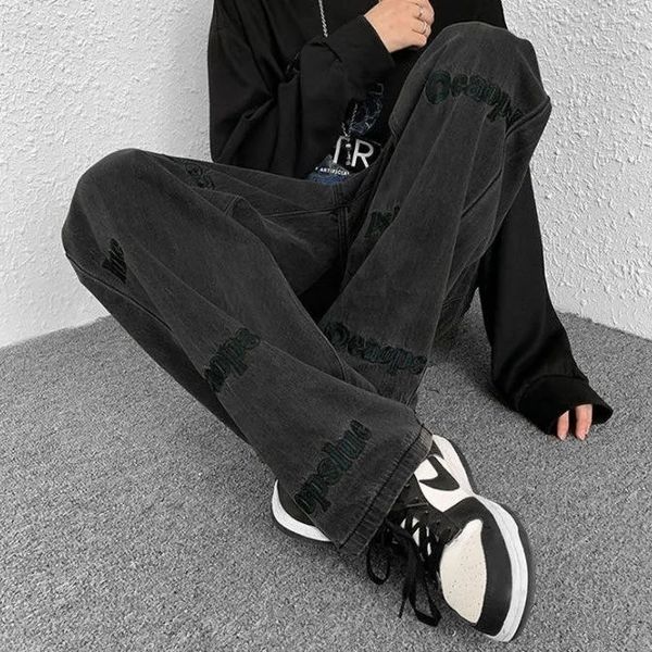 men's jeans straight baggy denim wide leg for men clothing loose man casual pants street dance male trousers woman 230811, Blue
men's jeans straight baggy denim wide leg for men clothing loose man casual pants street dance male trousers woman 230811, Blue