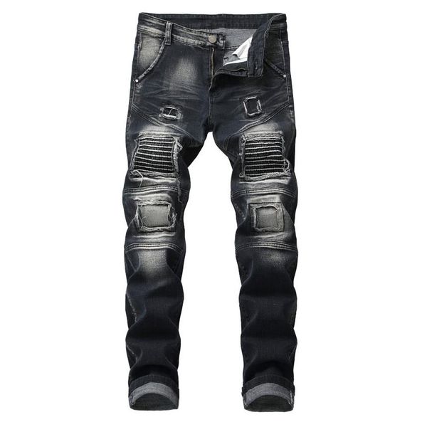 mens winter jeans hip hop rock men pants clothes jean homme distressed ripped denim biker jeans masculino2089, Blue
mens winter jeans hip hop rock men pants clothes jean homme distressed ripped denim biker jeans masculino2089, Blue