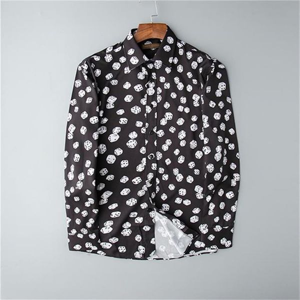 luxurys designer retro print men's casual shirt classic formal wear business long sleeve brand fashion spring #52238r, White;black
luxurys designer retro print men's casual shirt classic formal wear business long sleeve brand fashion spring #52238r, White;black