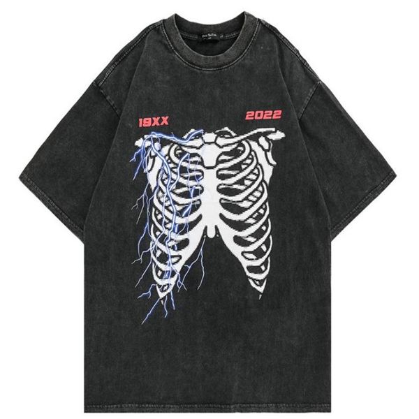 shec men's t-shirt punk streetwear print t-shirt oversize t shirt loose casual men women washed tee 2204252826, White;black
shec men's t-shirt punk streetwear print t-shirt oversize t shirt loose casual men women washed tee 2204252826, White;black