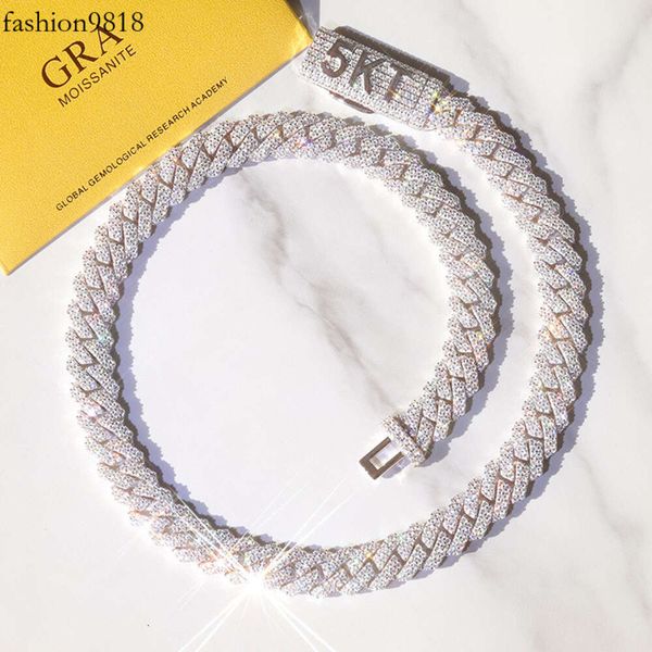 custom d vvs moissanite diamond cuban link chain s sier 12mm hip hop jewelry necklace for rapper man, Silver
custom d vvs moissanite diamond cuban link chain s sier 12mm hip hop jewelry necklace for rapper man, Silver