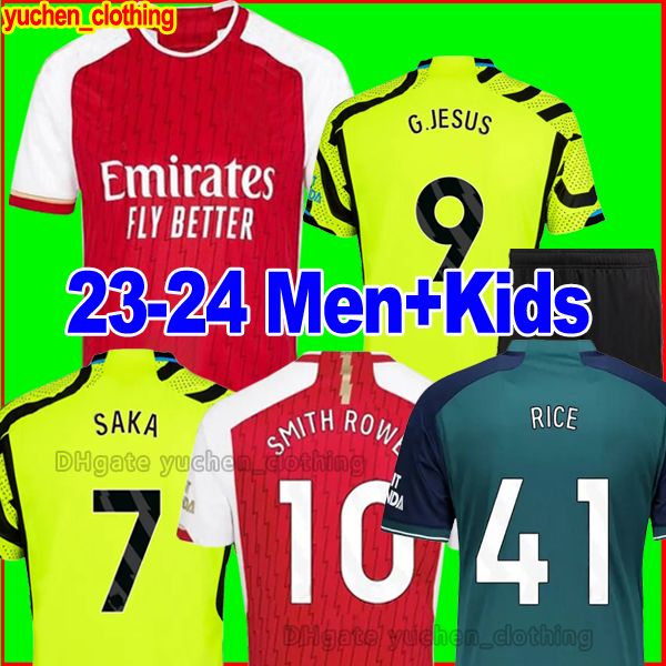 23/24 g.jesus saka rice soccer jerseys arsen 2023 2024 smith rowe odegaard trossard martinelli kiwior jorginho football shirt men kids kit u, Black;yellow
23/24 g.jesus saka rice soccer jerseys arsen 2023 2024 smith rowe odegaard trossard martinelli kiwior jorginho football shirt men kids kit u, Black;yellow