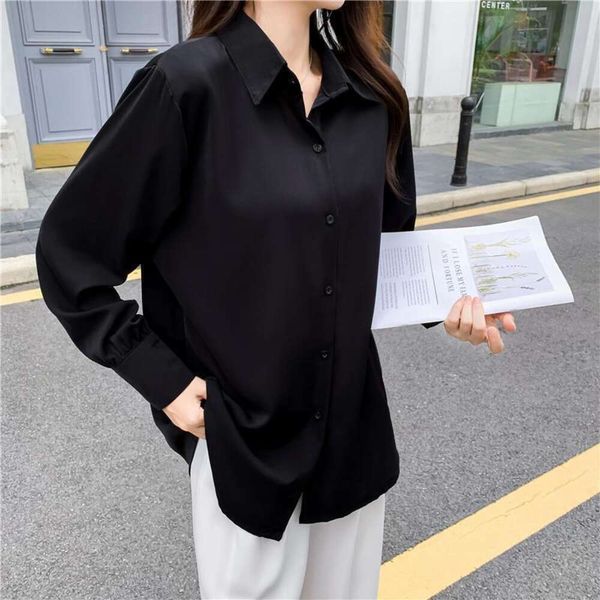 spring and autumn style temperament chiffon shirt for women design sense niche large size fat mm long sleeved, White
spring and autumn style temperament chiffon shirt for women design sense niche large size fat mm long sleeved, White