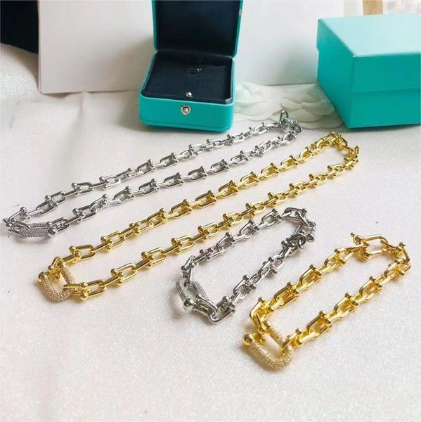 brand u shape link chain pendant necklaces 18k gold hip hop luxury horseshoes designer bling shining crystal diamond choker necklace bracele, Silver
brand u shape link chain pendant necklaces 18k gold hip hop luxury horseshoes designer bling shining crystal diamond choker necklace bracele, Silver