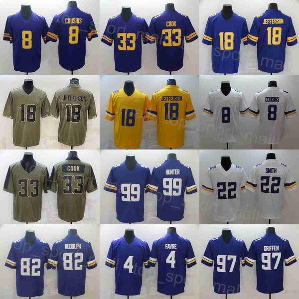 mens football 18 justin jefferson jerseys 8 kirk cousins 22 harrison smith 33 dalvin cook 97 everson griffen 99 danielle hunter 4 brett favr, Black;red
mens football 18 justin jefferson jerseys 8 kirk cousins 22 harrison smith 33 dalvin cook 97 everson griffen 99 danielle hunter 4 brett favr, Black;red