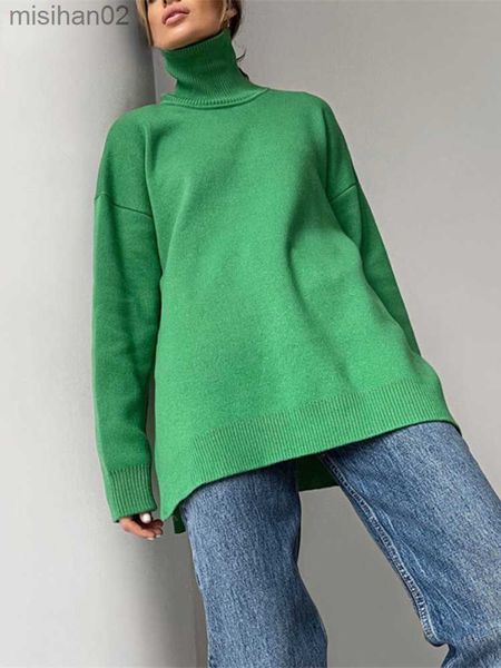 women's knits tees women's sweaters 2023 autumn winter long sleeve female knitted women's turtleneck oversized casual ladies, White
women's knits tees women's sweaters 2023 autumn winter long sleeve female knitted women's turtleneck oversized casual ladies, White