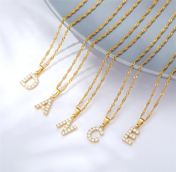 vintage fashion brass real gold plated initial design micro inlay aaa zircon stainless steel pendant necklace jewelry4601817, Silver
vintage fashion brass real gold plated initial design micro inlay aaa zircon stainless steel pendant necklace jewelry4601817, Silver