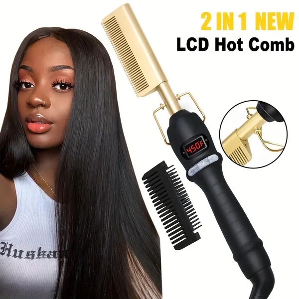 comb electric digital display comb professional high heat ceramic hair press comb, multifunctional copper hair straightener for thick hair -
comb electric digital display comb professional high heat ceramic hair press comb, multifunctional copper hair straightener for thick hair -
