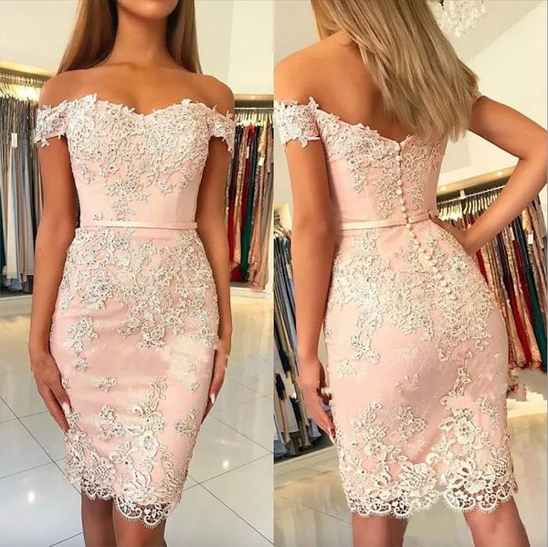 new arrival light pink cocktail dresses spaghetti straps sweetheart sheath lace appliques above knee women short prom party gowns, Black
new arrival light pink cocktail dresses spaghetti straps sweetheart sheath lace appliques above knee women short prom party gowns, Black