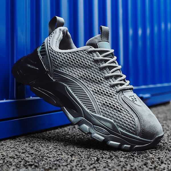 dress shoes men running shoes breathable lace-up sneakers comfortable high-quality men's shoes brand outdoor fitness sports shoes train, Black
dress shoes men running shoes breathable lace-up sneakers comfortable high-quality men's shoes brand outdoor fitness sports shoes train, Black