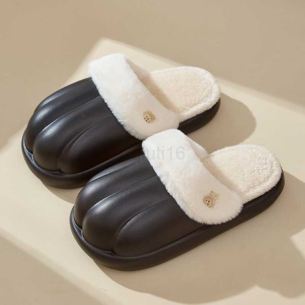 slippers comwarm winter fur slippers women warm thick sole plush fluffy slippers waterproof non-slip indoor home couples cotton shoes, Black
slippers comwarm winter fur slippers women warm thick sole plush fluffy slippers waterproof non-slip indoor home couples cotton shoes, Black