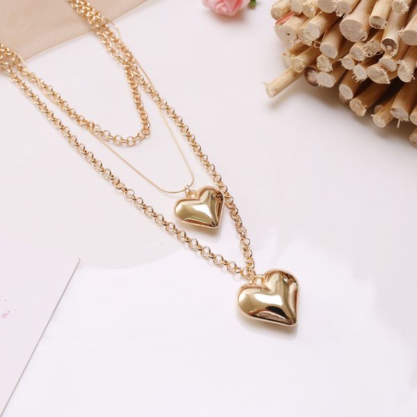 18k gold plated love puffy heart earrings necklace heart bangle bracelet sets for woman, Silver
18k gold plated love puffy heart earrings necklace heart bangle bracelet sets for woman, Silver