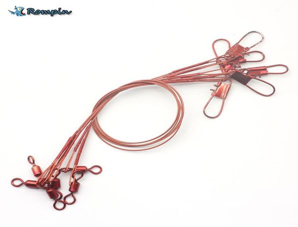 6pcs 9039039 30lb red color heavy duty wire leaders fishing line steel with swivel snap connector lure5440982
6pcs 9039039 30lb red color heavy duty wire leaders fishing line steel with swivel snap connector lure5440982
