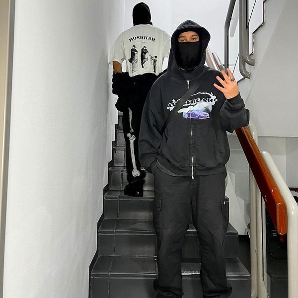 men's hoodies sweatshirts spring autumn men's vintage y2k zip up hoodie print fashion high street chic hip hop loose coats 230811, Black
men's hoodies sweatshirts spring autumn men's vintage y2k zip up hoodie print fashion high street chic hip hop loose coats 230811, Black