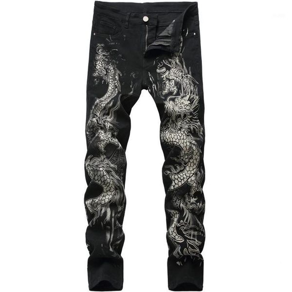 fashion dragon printed jeans design mens denim pants men's original brand casual cotton slim pencil pants male black jean233a, Blue
fashion dragon printed jeans design mens denim pants men's original brand casual cotton slim pencil pants male black jean233a, Blue