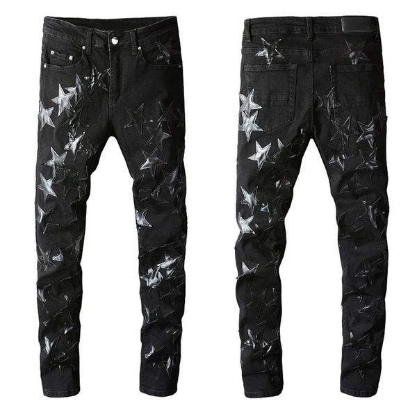 mens distressed motorcycle biker jeans rock skinny slim hole stripe famous brand denim zipper ripped pants220j, Blue
mens distressed motorcycle biker jeans rock skinny slim hole stripe famous brand denim zipper ripped pants220j, Blue