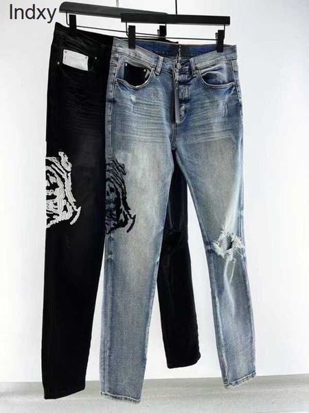 2023 men's jeans designers jean hombre trousers men embroidery patchwork ripped for trend brand motorcycle pant mens skinny, Blue
2023 men's jeans designers jean hombre trousers men embroidery patchwork ripped for trend brand motorcycle pant mens skinny, Blue