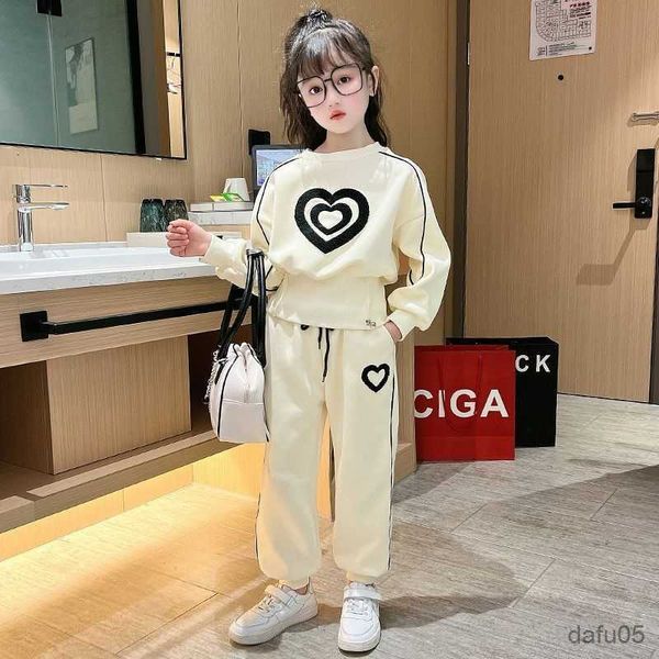 clothing sets 2023 spring and autumn new girls' casual sweater sports two piece set love round neck fashion loose net red and fashionab, White
clothing sets 2023 spring and autumn new girls' casual sweater sports two piece set love round neck fashion loose net red and fashionab, White