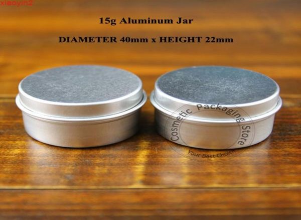 50pcslot promotion 15g aluminium cream jar mini 15ml empty cosmetic container 12oz refillable small makeup vial packaginggoods3347658
50pcslot promotion 15g aluminium cream jar mini 15ml empty cosmetic container 12oz refillable small makeup vial packaginggoods3347658
