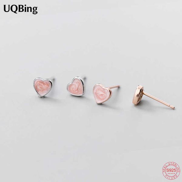 1 pair korean style 925 sterling silver pink enamel heart shape stud earrings girls wedding jewelry
1 pair korean style 925 sterling silver pink enamel heart shape stud earrings girls wedding jewelry