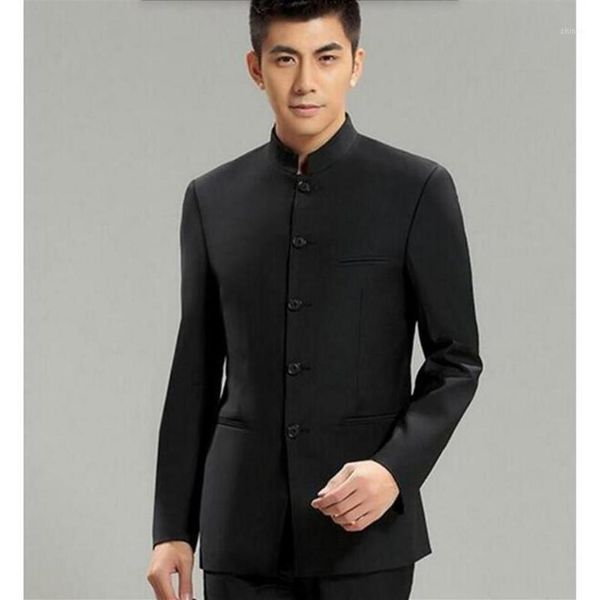 chinese collar suit jacket for men new mandarin collar slim fit blazers male wedding jackets custom1219z, White;black
chinese collar suit jacket for men new mandarin collar slim fit blazers male wedding jackets custom1219z, White;black