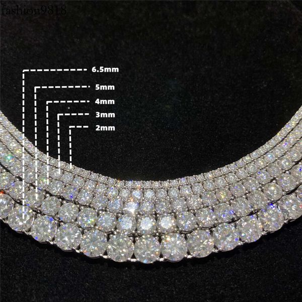 d color vvs moissanite 2mm 3mm 4mm 5mm 6.5mm tennis bracelet iced out sier hip hop moissanite jewelry tennis chain, Silver
d color vvs moissanite 2mm 3mm 4mm 5mm 6.5mm tennis bracelet iced out sier hip hop moissanite jewelry tennis chain, Silver