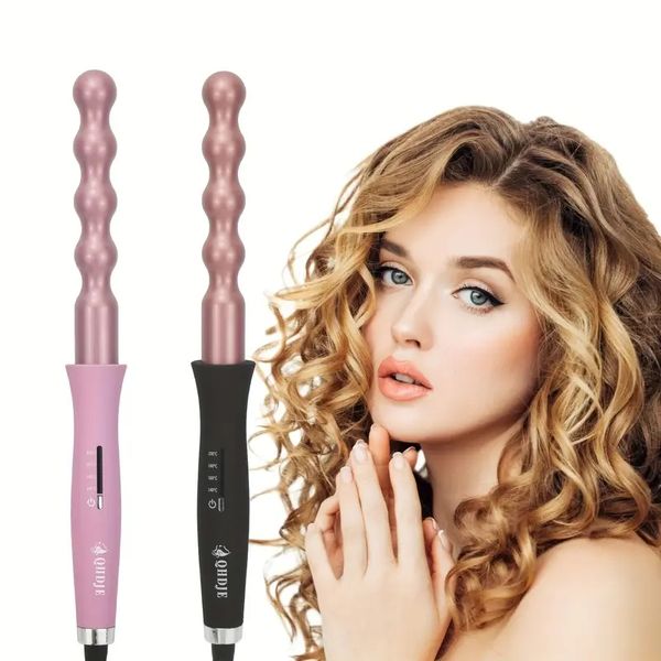 professional wand curling iron with rotatable power cord and constant temperature - perfect for hair care and hairdressing - includes glove
professional wand curling iron with rotatable power cord and constant temperature - perfect for hair care and hairdressing - includes glove