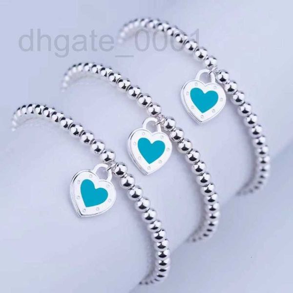 charm bracelets designer simple and high-end blue love pendant bracelet with enamel design round bead of the same style zf50, Golden;silver
charm bracelets designer simple and high-end blue love pendant bracelet with enamel design round bead of the same style zf50, Golden;silver