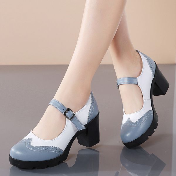 dress shoes women genuine leather buckle strap mary janes platform shoes woman pumps high heels dress shoes retro ladies wedding shoes 23081, Black
dress shoes women genuine leather buckle strap mary janes platform shoes woman pumps high heels dress shoes retro ladies wedding shoes 23081, Black