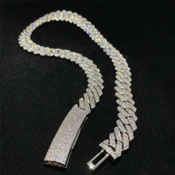 wholesale 10mm 12mm 14mm mens hip hop iced out diamond cuban necklace sterling sier d color moissanite cuban link chain, Silver
wholesale 10mm 12mm 14mm mens hip hop iced out diamond cuban necklace sterling sier d color moissanite cuban link chain, Silver