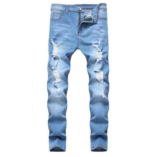 men's jeans sweatpants hole pants casual male ripped skinny trousers slim biker outwears288f, Blue
men's jeans sweatpants hole pants casual male ripped skinny trousers slim biker outwears288f, Blue