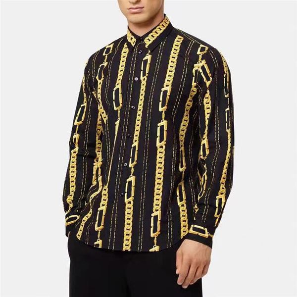 mens designer shirts brand clothing men long sleeve dress shirt hip hop style cotton 1126351f, White;black
mens designer shirts brand clothing men long sleeve dress shirt hip hop style cotton 1126351f, White;black