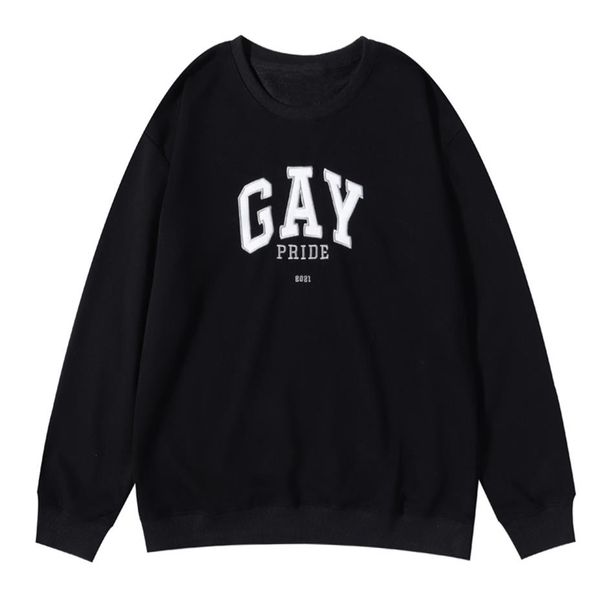 23ss new embroidery printing pride men's women's hoodies fashion casual luxury sweatshirts gay clothing popularity sweat257b, Black
23ss new embroidery printing pride men's women's hoodies fashion casual luxury sweatshirts gay clothing popularity sweat257b, Black
