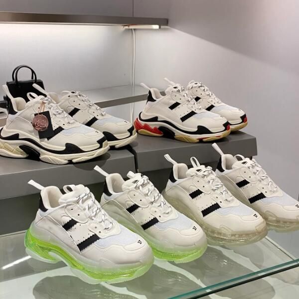 triple s shoes designer luxury retro paris 17fw women shoes sneakers men spring chaussures navy blue, Black
triple s shoes designer luxury retro paris 17fw women shoes sneakers men spring chaussures navy blue, Black