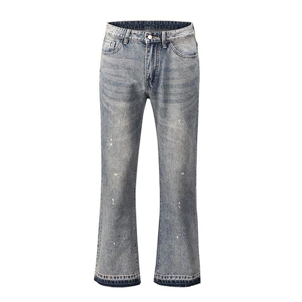 men's jeans high street washed splash ink retro wide-leg flared pants mens straight casual for men harajuku loose denim trous207q, Blue
men's jeans high street washed splash ink retro wide-leg flared pants mens straight casual for men harajuku loose denim trous207q, Blue