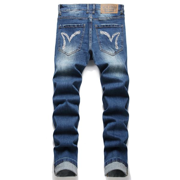 fashion brand jeans men slim slim straight leg summer slim retro men's casual pants pantsbrand pantalones vaqueros para hombre motorcyc, Blue
fashion brand jeans men slim slim straight leg summer slim retro men's casual pants pantsbrand pantalones vaqueros para hombre motorcyc, Blue