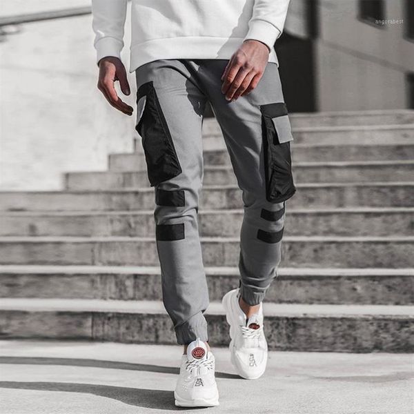 men casual joggers pants solid thin cargo sweatpants male multi-pocket trousers new mens sportswear hip hop harem pencil pants1274m, Black
men casual joggers pants solid thin cargo sweatpants male multi-pocket trousers new mens sportswear hip hop harem pencil pants1274m, Black