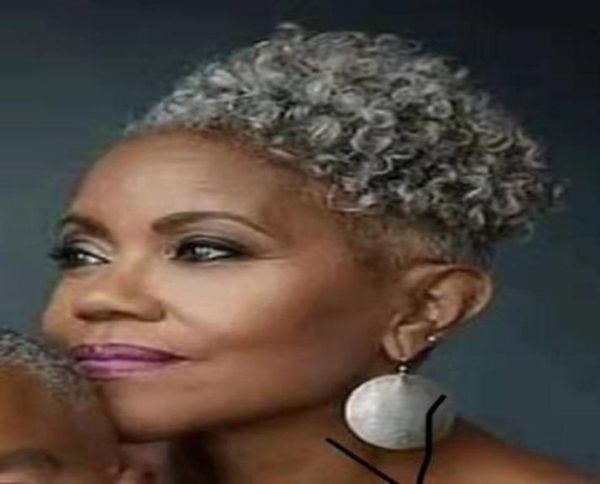 fashion grey kinky curly short puff bun ponytail hairpiece silver gray human hair extension natural salt and pepper pixie cut 120g3770933, Black
fashion grey kinky curly short puff bun ponytail hairpiece silver gray human hair extension natural salt and pepper pixie cut 120g3770933, Black